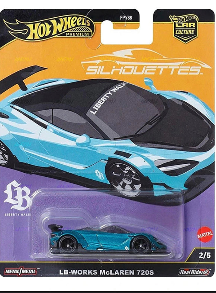 2025 Hot Wheels Car Culture Silhouettes LB-Works McLaren 720S Liberty Walk #2/5